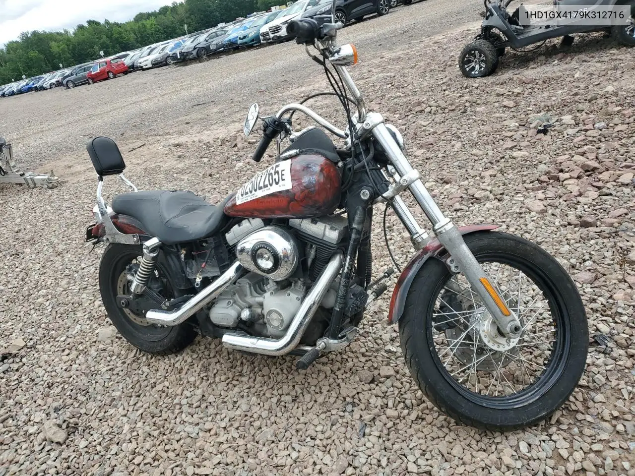 2009 Harley-Davidson Fxdb VIN: 1HD1GX4179K312716 Lot: 62502265