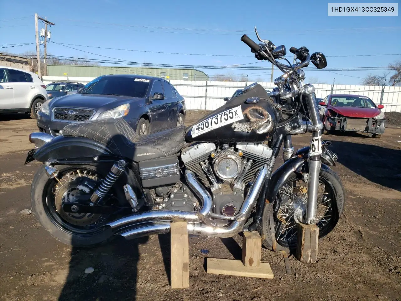 2012 Harley-Davidson Fxdb Dyna Street Bob VIN: 1HD1GX413CC325349 Lot: 45673755
