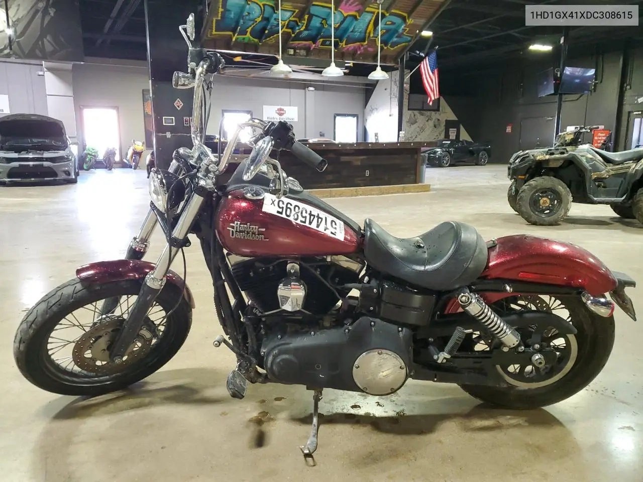 2013 Harley-Davidson Fxdb Dyna Street Bob VIN: 1HD1GX41XDC308615 Lot: 51445895