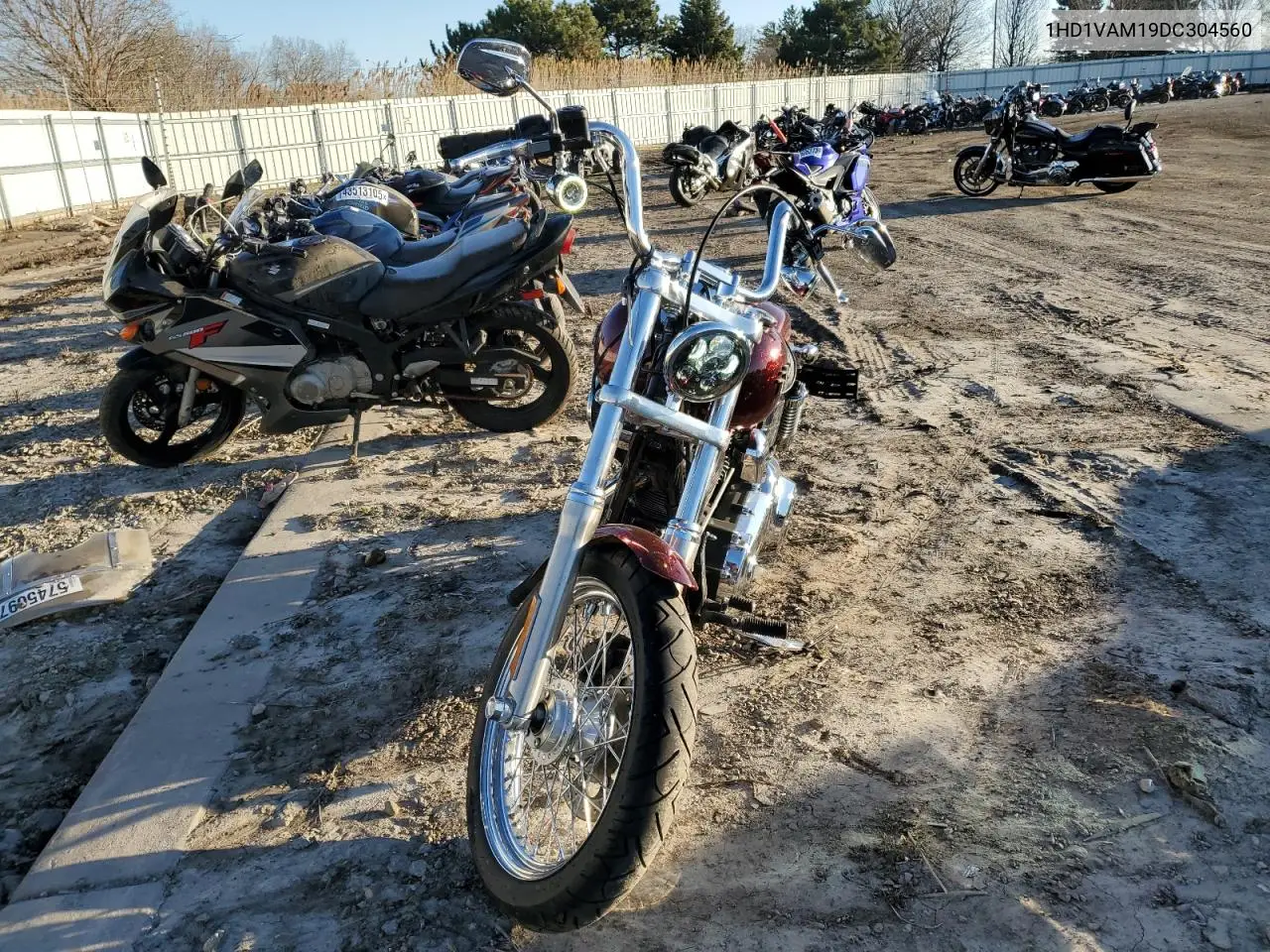 2013 Harley-Davidson Fxdbp Dyna Street Bob VIN: 1HD1VAM19DC304560 Lot: 53300125