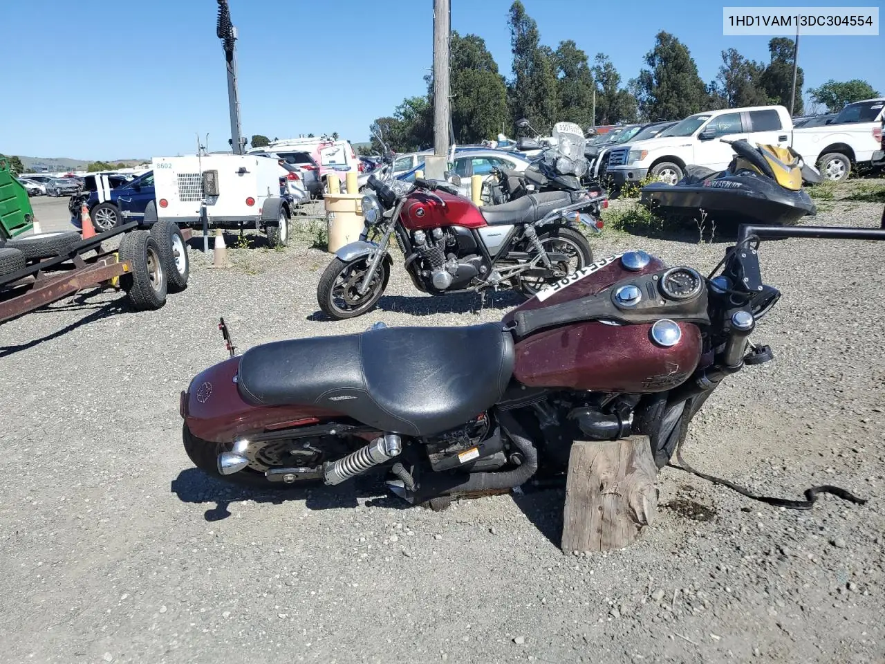 2013 Harley-Davidson Fxdbp Dyna Street Bob VIN: 1HD1VAM13DC304554 Lot: 56651685