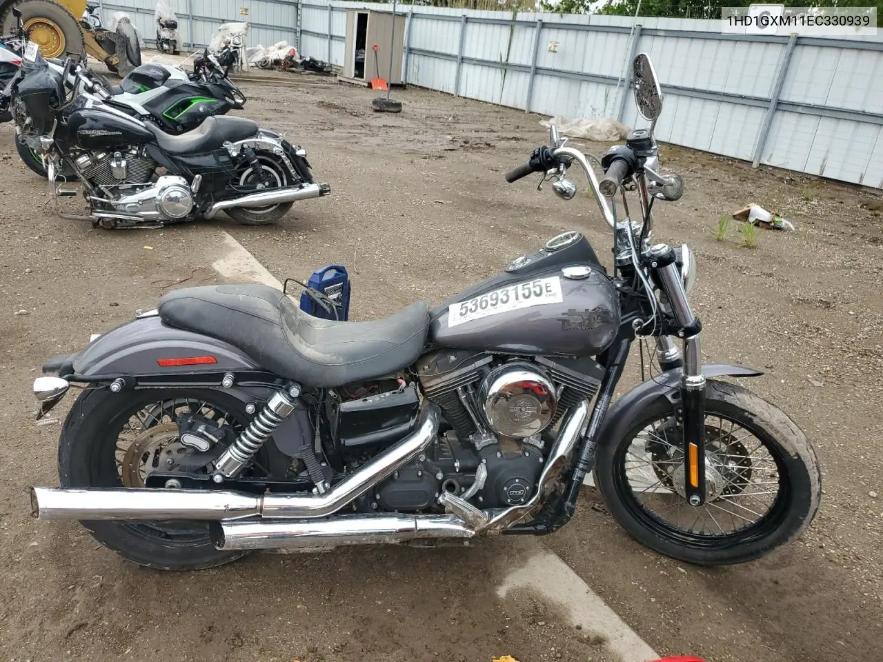 2014 Harley-Davidson Fxdb Dyna Street Bob VIN: 1HD1GXM11EC330939 Lot: 53693155