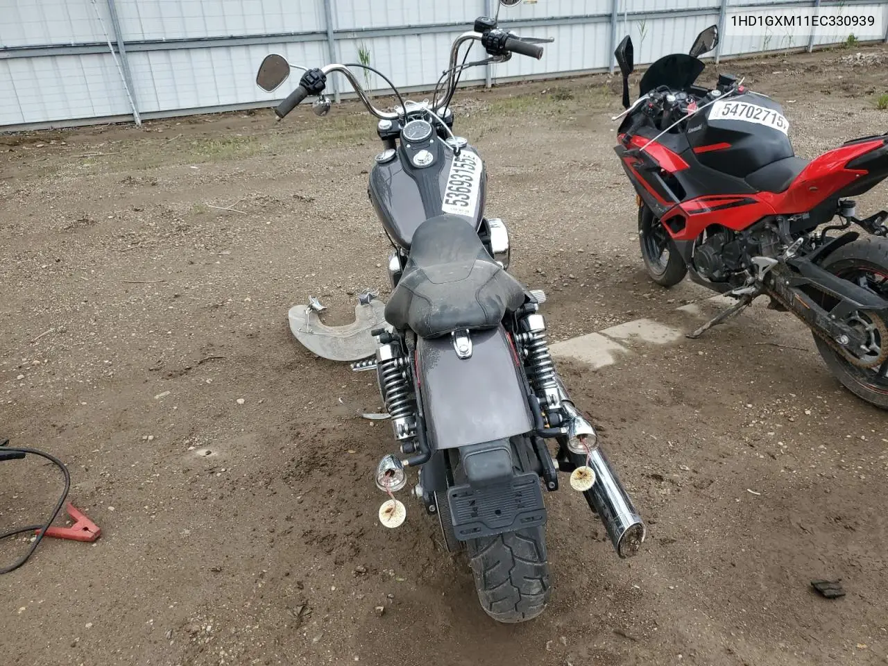 2014 Harley-Davidson Fxdb Dyna Street Bob VIN: 1HD1GXM11EC330939 Lot: 53693155