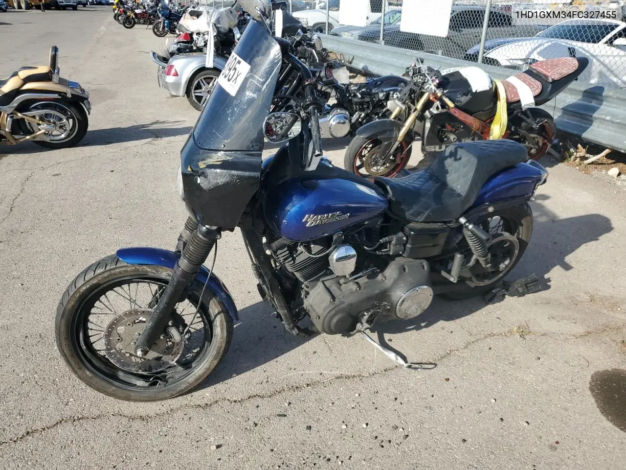 2015 Harley-Davidson Fxdb Dyna Street Bob VIN: 1HD1GXM34FC327455 Lot: 48384895