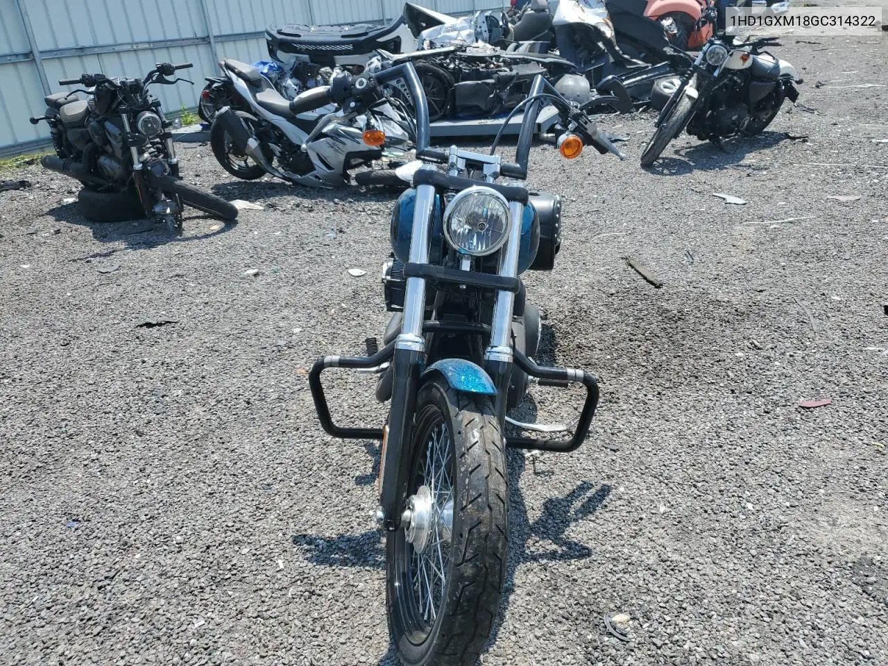 2016 Harley-Davidson Fxdb Dyna Street Bob VIN: 1HD1GXM18GC314322 Lot: 59948225