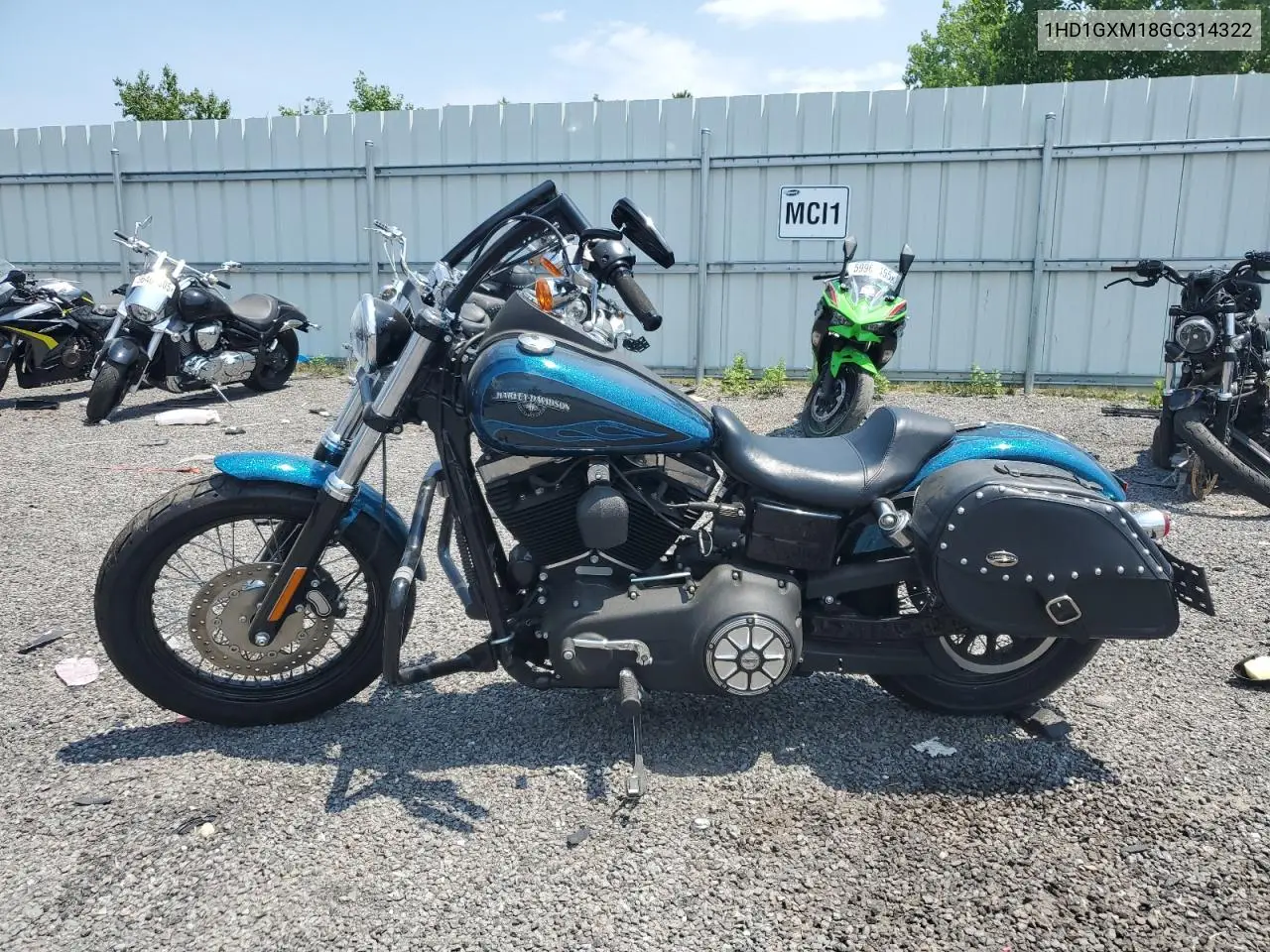 2016 Harley-Davidson Fxdb Dyna Street Bob VIN: 1HD1GXM18GC314322 Lot: 59948225