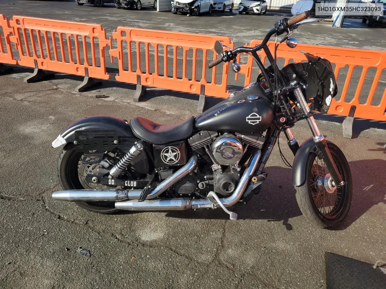 2017 Harley-Davidson Fxdb Dyna Street Bob VIN: 1HD1GXM35HC323093 Lot: 42577155