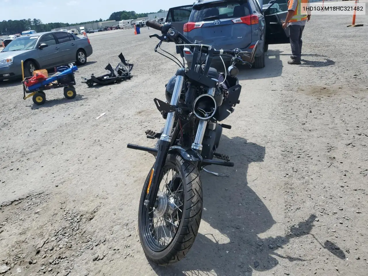 2017 Harley-Davidson Fxdb Dyna Street Bob VIN: 1HD1GXM18HC321482 Lot: 57095155