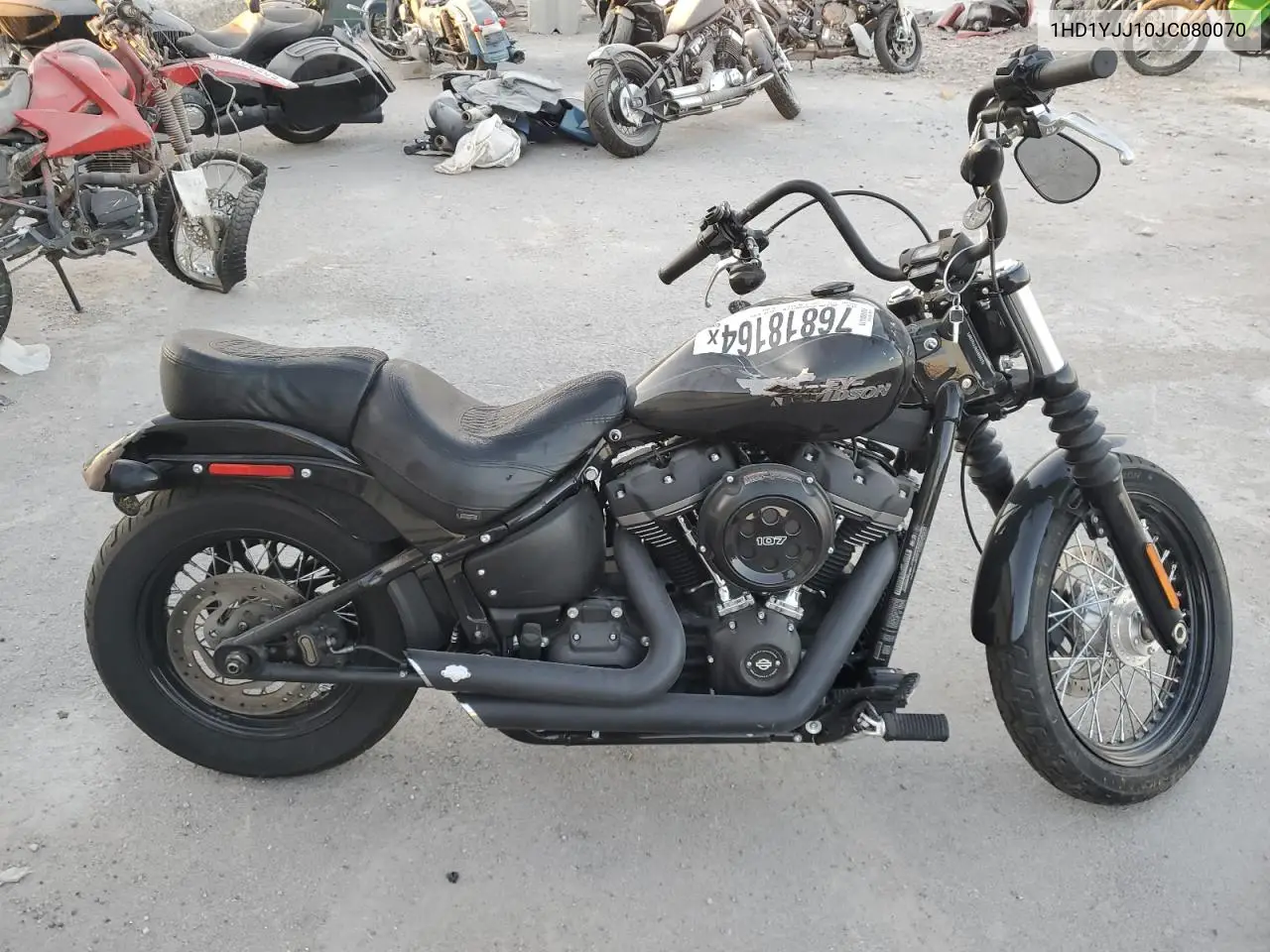 2018 Harley-Davidson Fxbb Street Bob VIN: 1HD1YJJ10JC080070 Lot: 76818164
