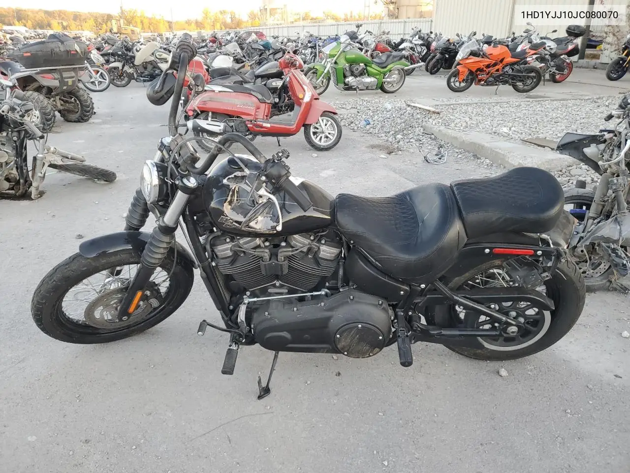 2018 Harley-Davidson Fxbb Street Bob VIN: 1HD1YJJ10JC080070 Lot: 76818164