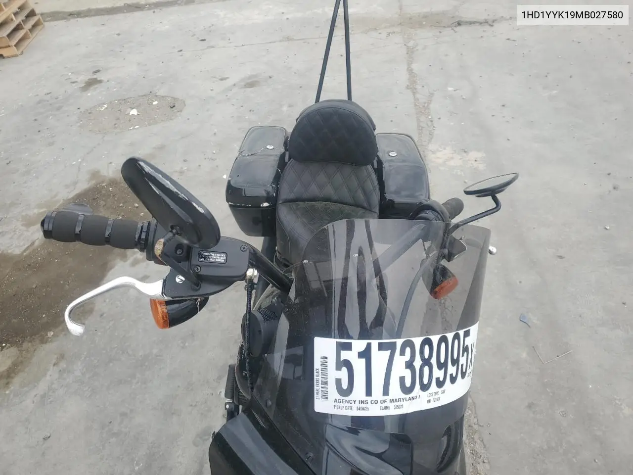 2021 Harley-Davidson Fxbbs VIN: 1HD1YYK19MB027580 Lot: 51738995