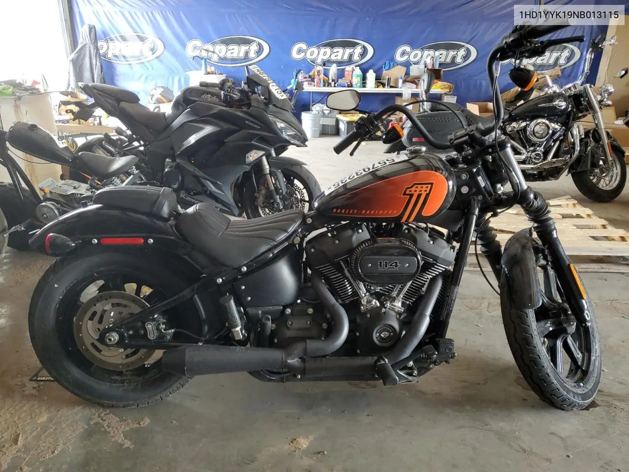2022 Harley-Davidson Fxbbs VIN: 1HD1YYK19NB013115 Lot: 55793235