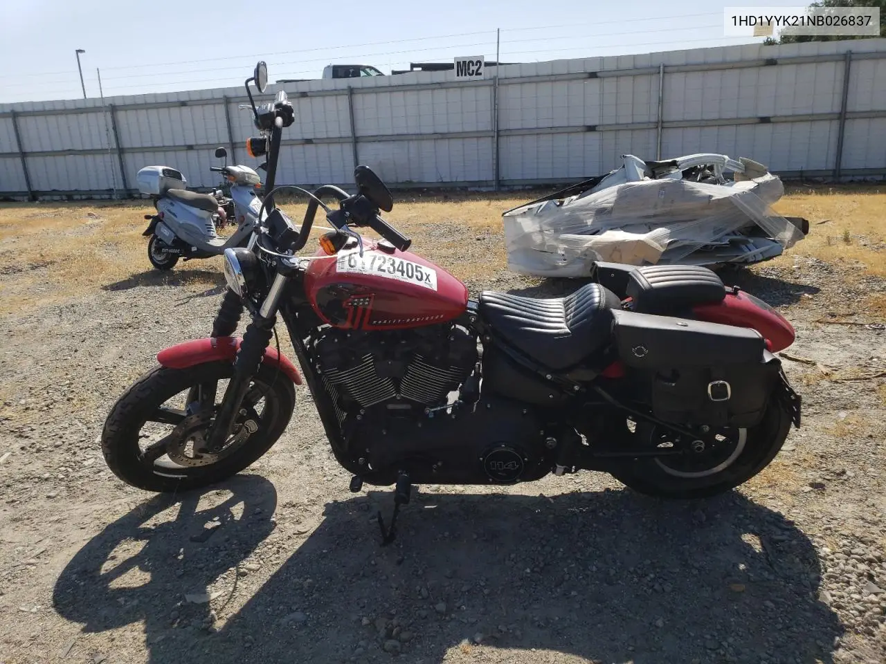 2022 Harley-Davidson Fxbbs VIN: 1HD1YYK21NB026837 Lot: 61723405