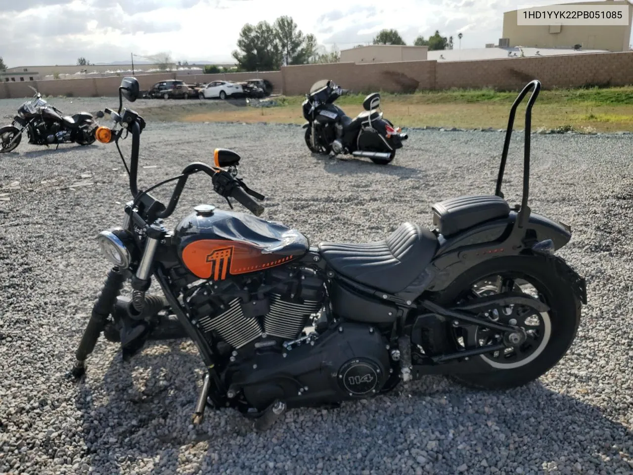 2023 Harley-Davidson Fxbbs VIN: 1HD1YYK22PB051085 Lot: 78144444