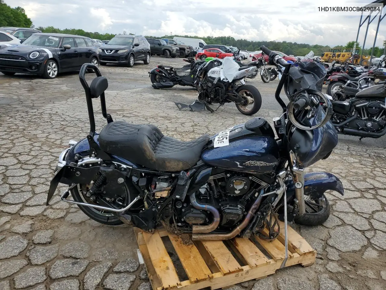 2012 Harley-Davidson Flhx Street Glide VIN: 1HD1KBM30CB629084 Lot: 54222195
