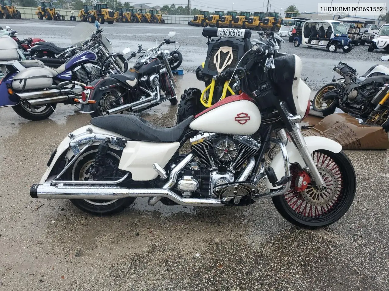 2012 Harley-Davidson Flhx Street Glide VIN: 1HD1KBM10CB691552 Lot: 56478035