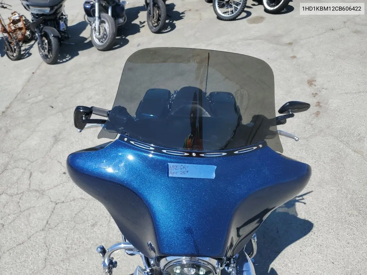 2012 Harley-Davidson Flhx Street Glide VIN: 1HD1KBM12CB606422 Lot: 62098775
