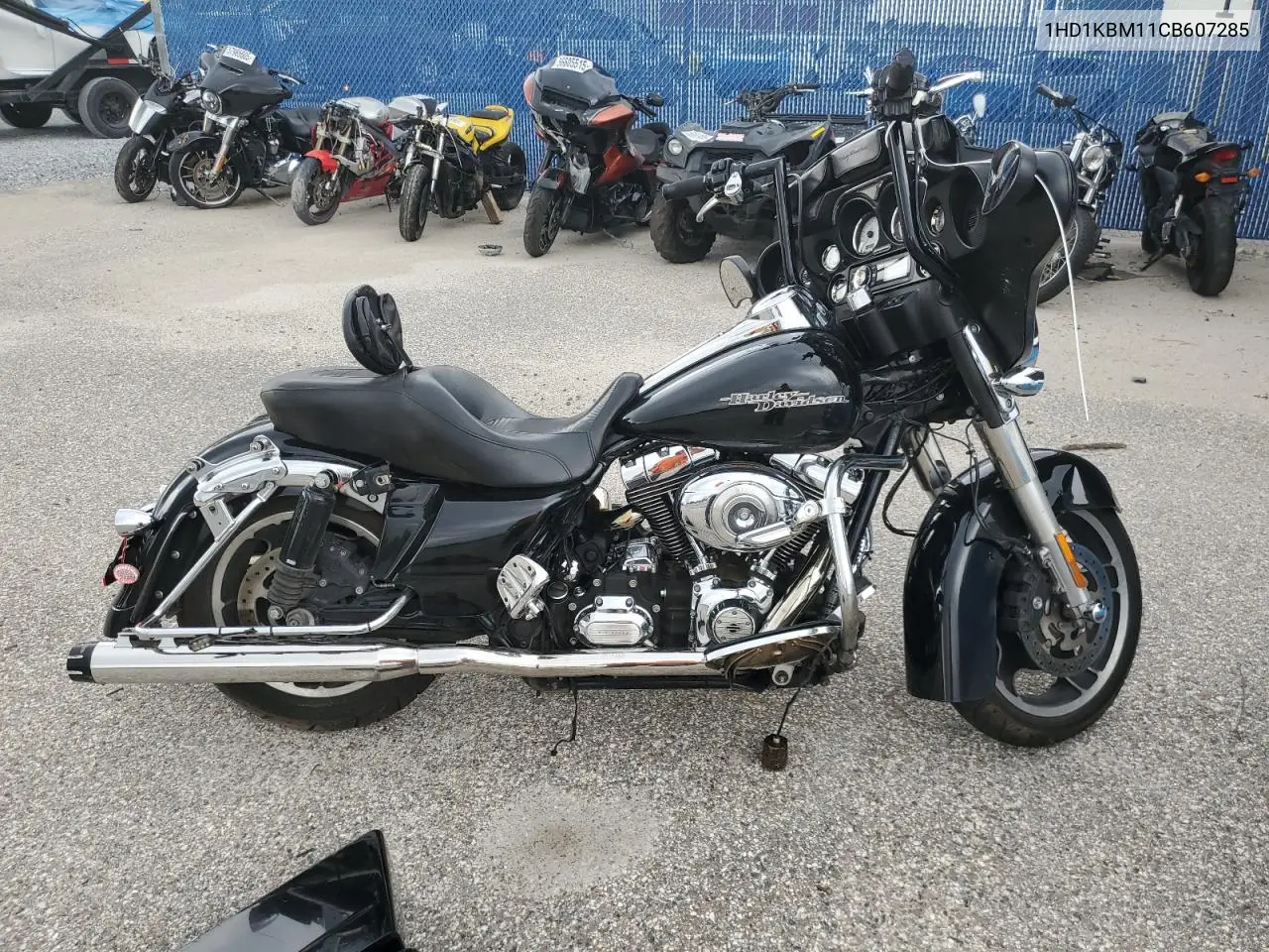 2012 Harley-Davidson Flhx Street Glide VIN: 1HD1KBM11CB607285 Lot: 62708855