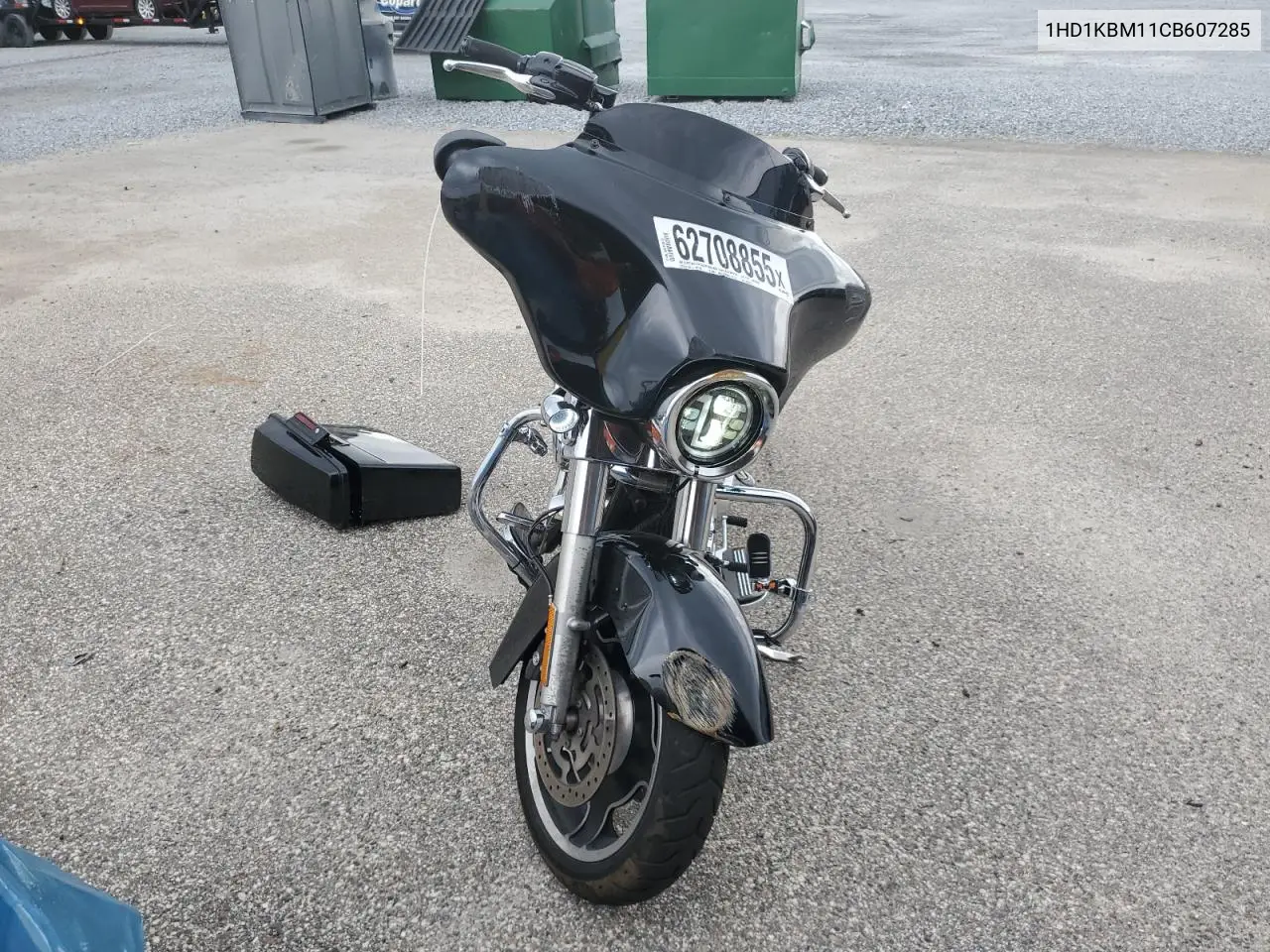 2012 Harley-Davidson Flhx Street Glide VIN: 1HD1KBM11CB607285 Lot: 62708855