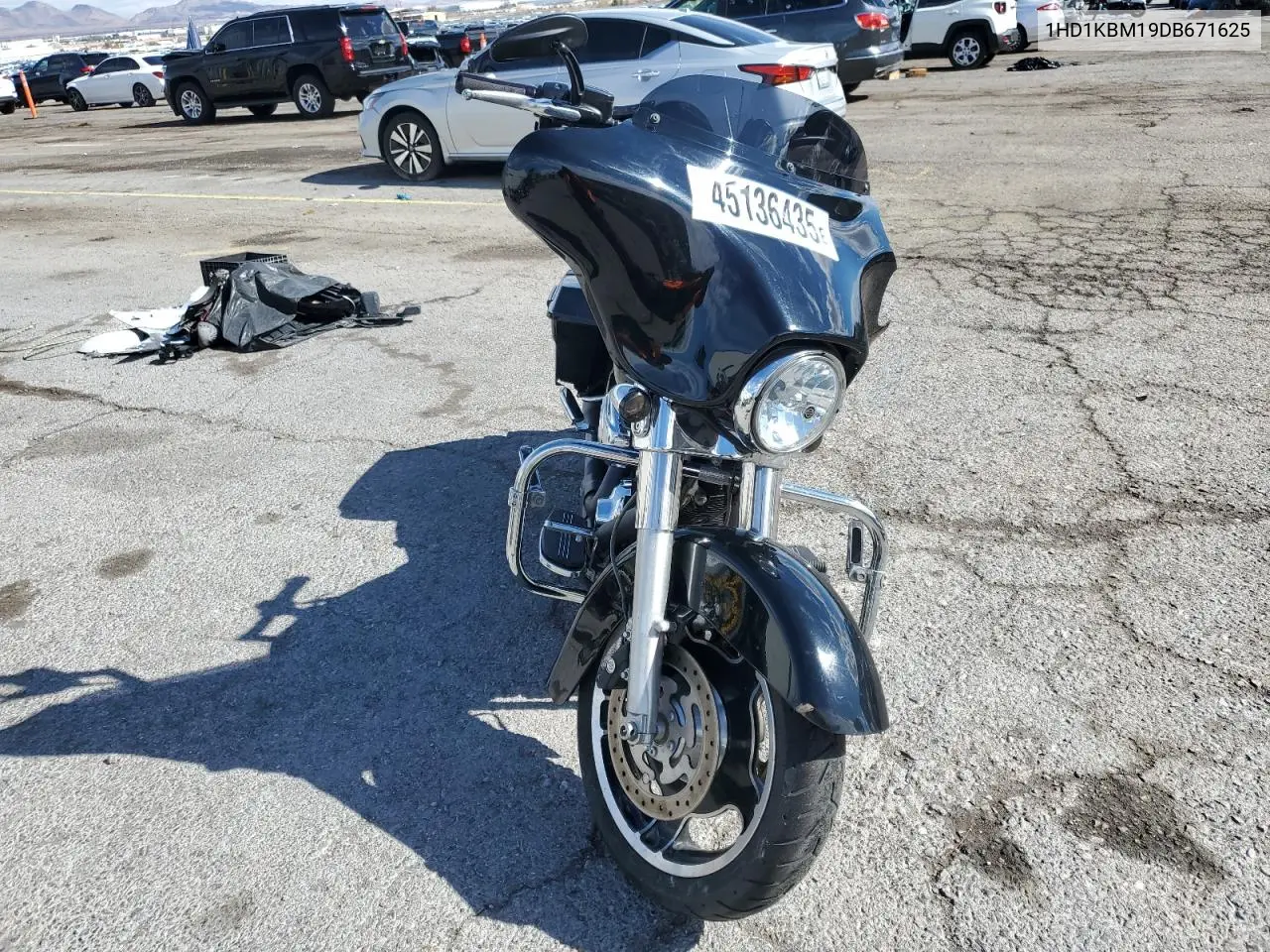 2013 Harley-Davidson Flhx Street Glide VIN: 1HD1KBM19DB671625 Lot: 45136435