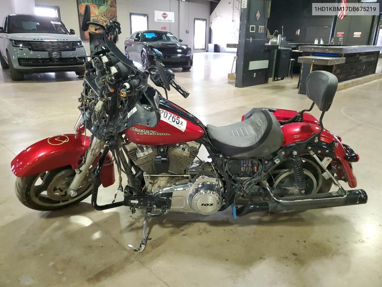 2013 Harley-Davidson Flhx Street Glide VIN: 1HD1KBM17DB675219 Lot: 51620765