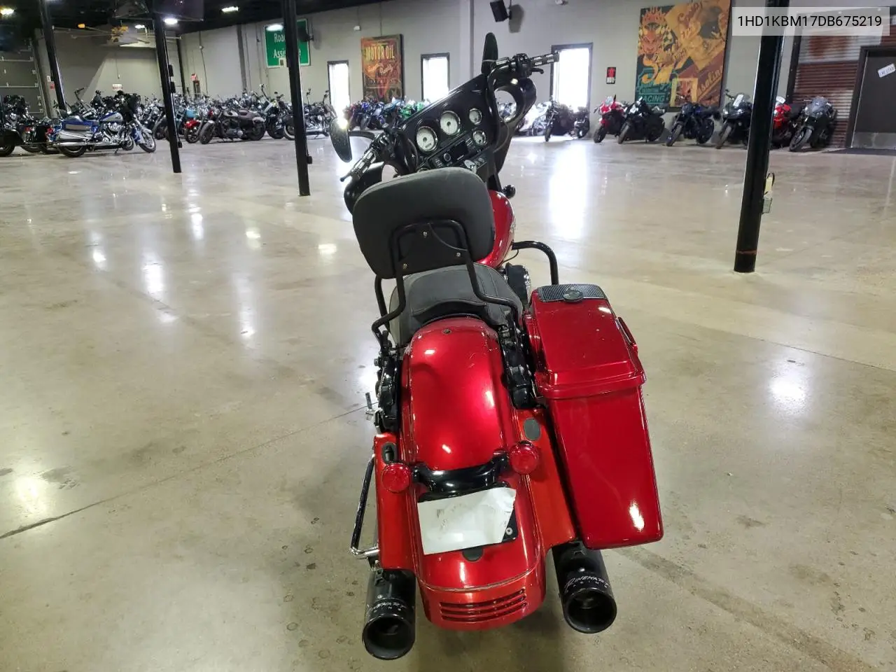 2013 Harley-Davidson Flhx Street Glide VIN: 1HD1KBM17DB675219 Lot: 51620765