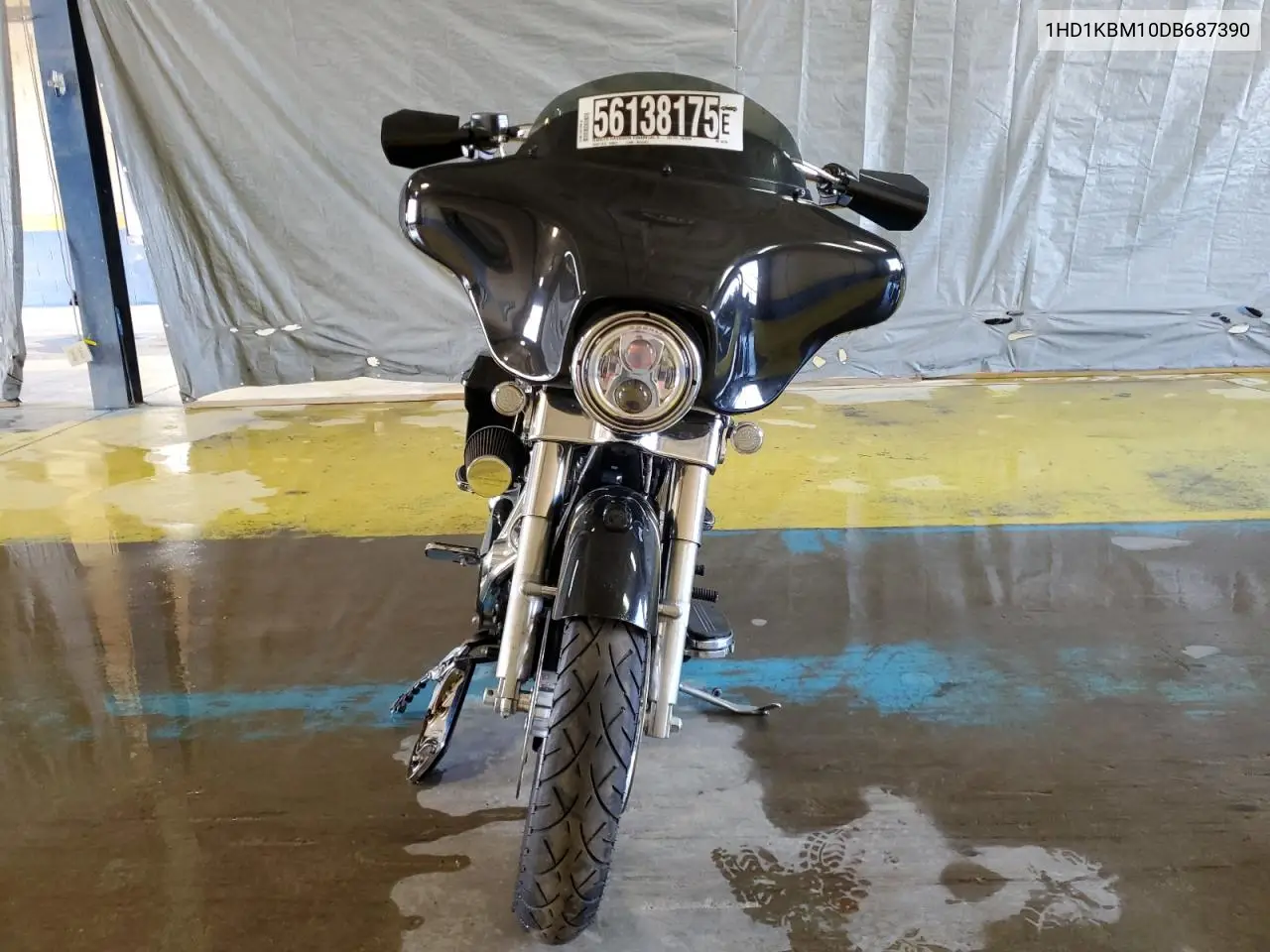 2013 Harley-Davidson Flhx Street Glide VIN: 1HD1KBM10DB687390 Lot: 56138175