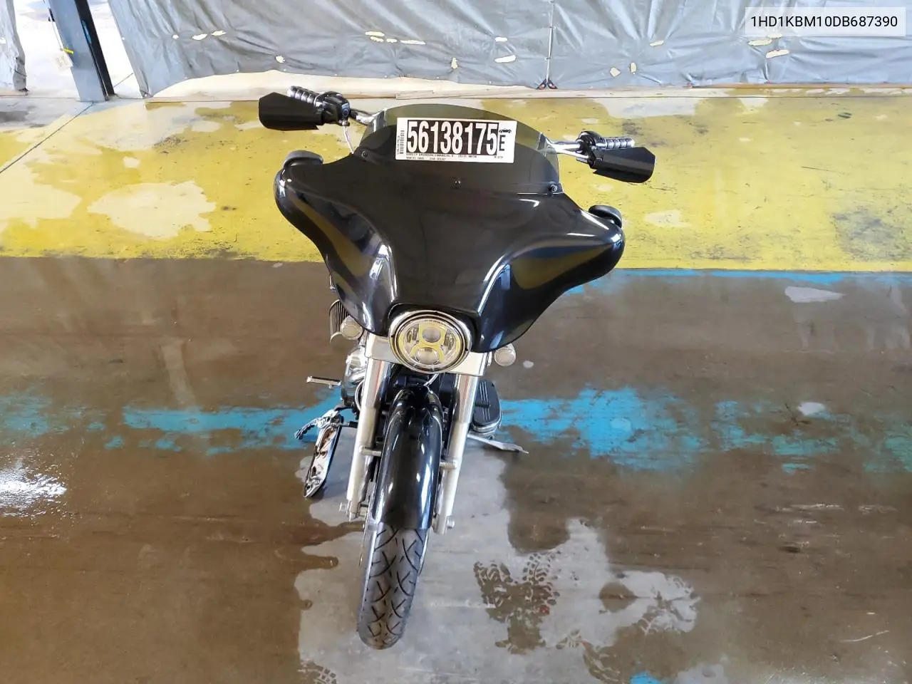 2013 Harley-Davidson Flhx Street Glide VIN: 1HD1KBM10DB687390 Lot: 56138175