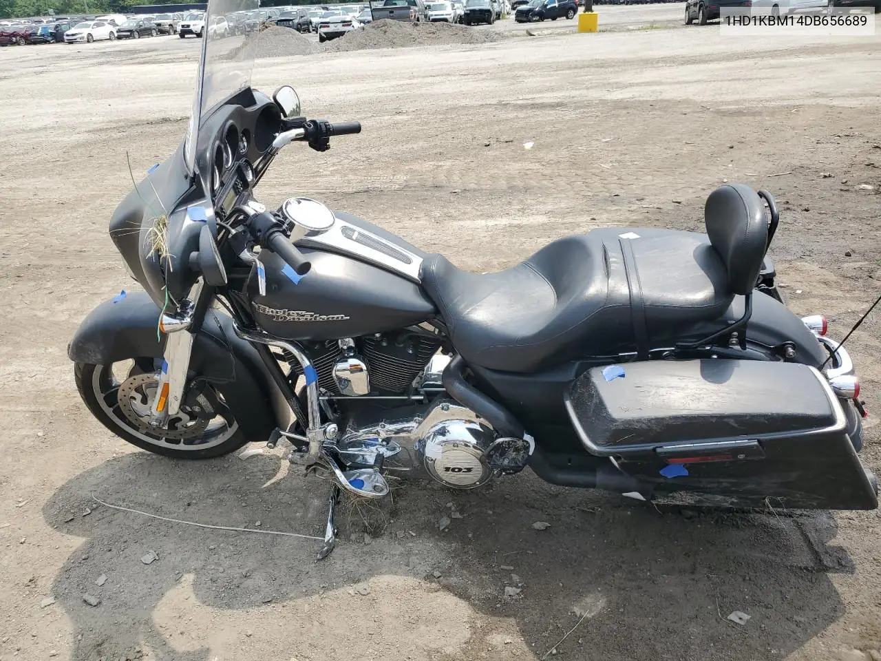 2013 Harley-Davidson Flhx Street Glide VIN: 1HD1KBM14DB656689 Lot: 60617545