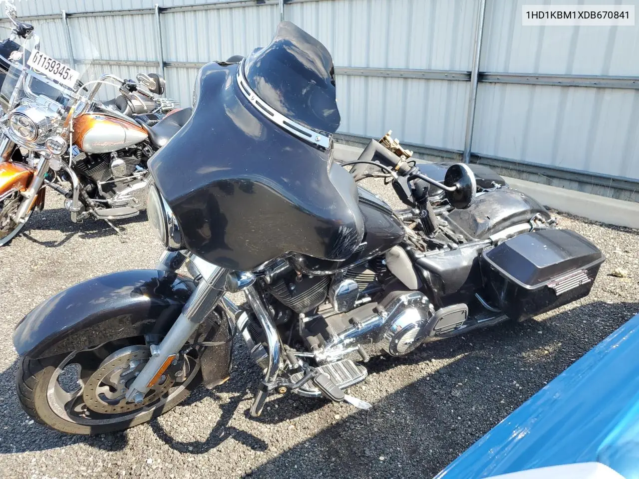 2013 Harley-Davidson Flhx Street Glide VIN: 1HD1KBM1XDB670841 Lot: 61802765