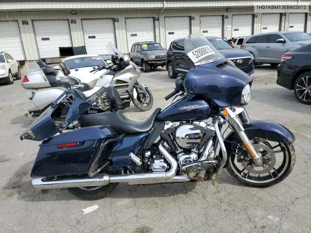 2014 Harley-Davidson Flhx Street Glide VIN: 1HD1KBM13EB602012 Lot: 52888815