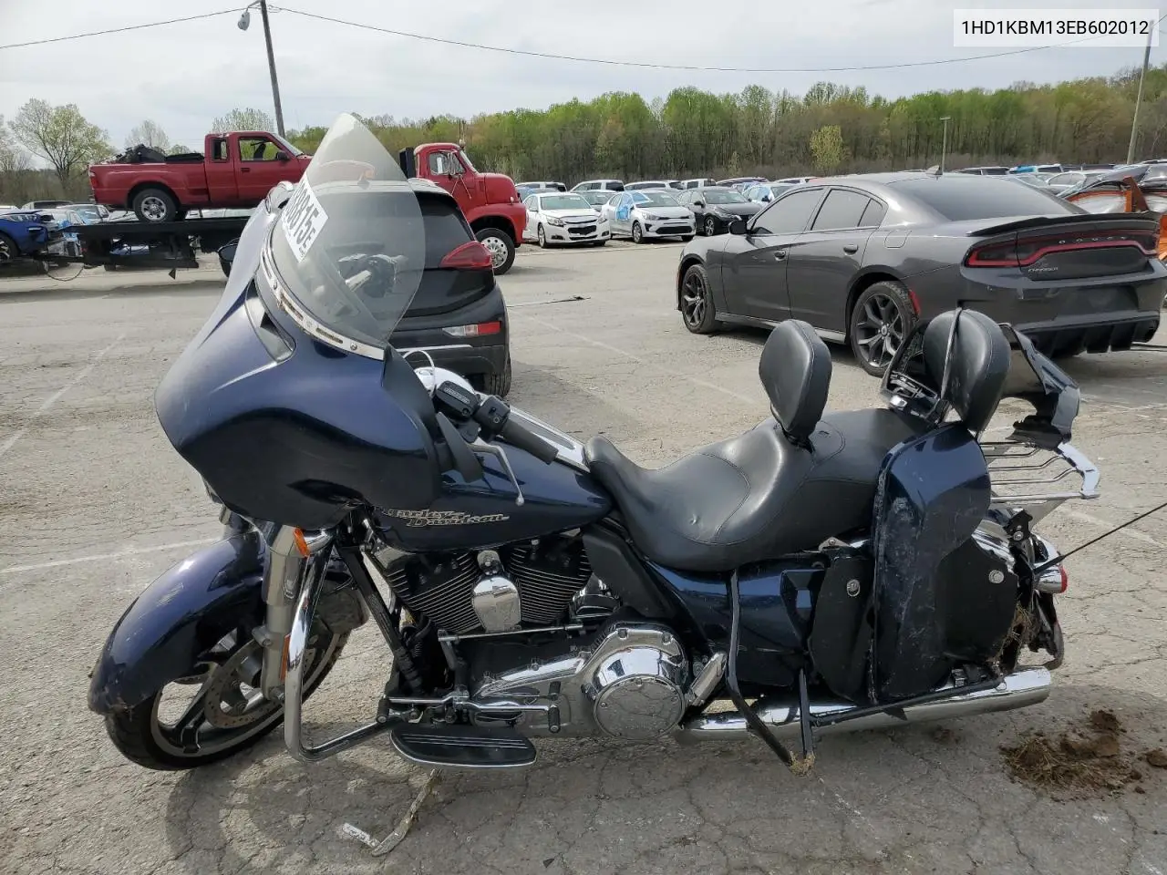 2014 Harley-Davidson Flhx Street Glide VIN: 1HD1KBM13EB602012 Lot: 52888815