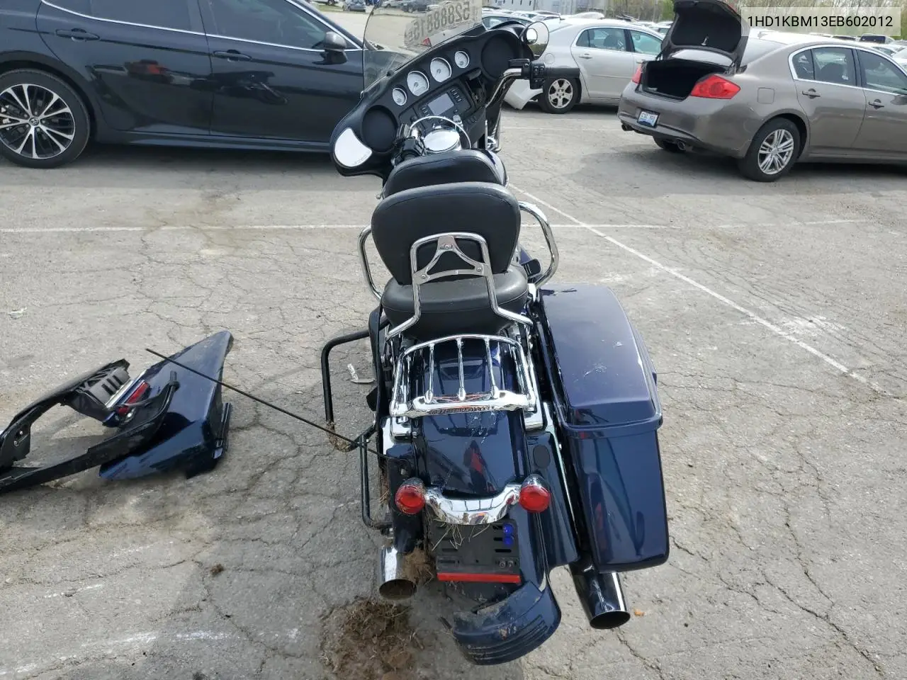 2014 Harley-Davidson Flhx Street Glide VIN: 1HD1KBM13EB602012 Lot: 52888815
