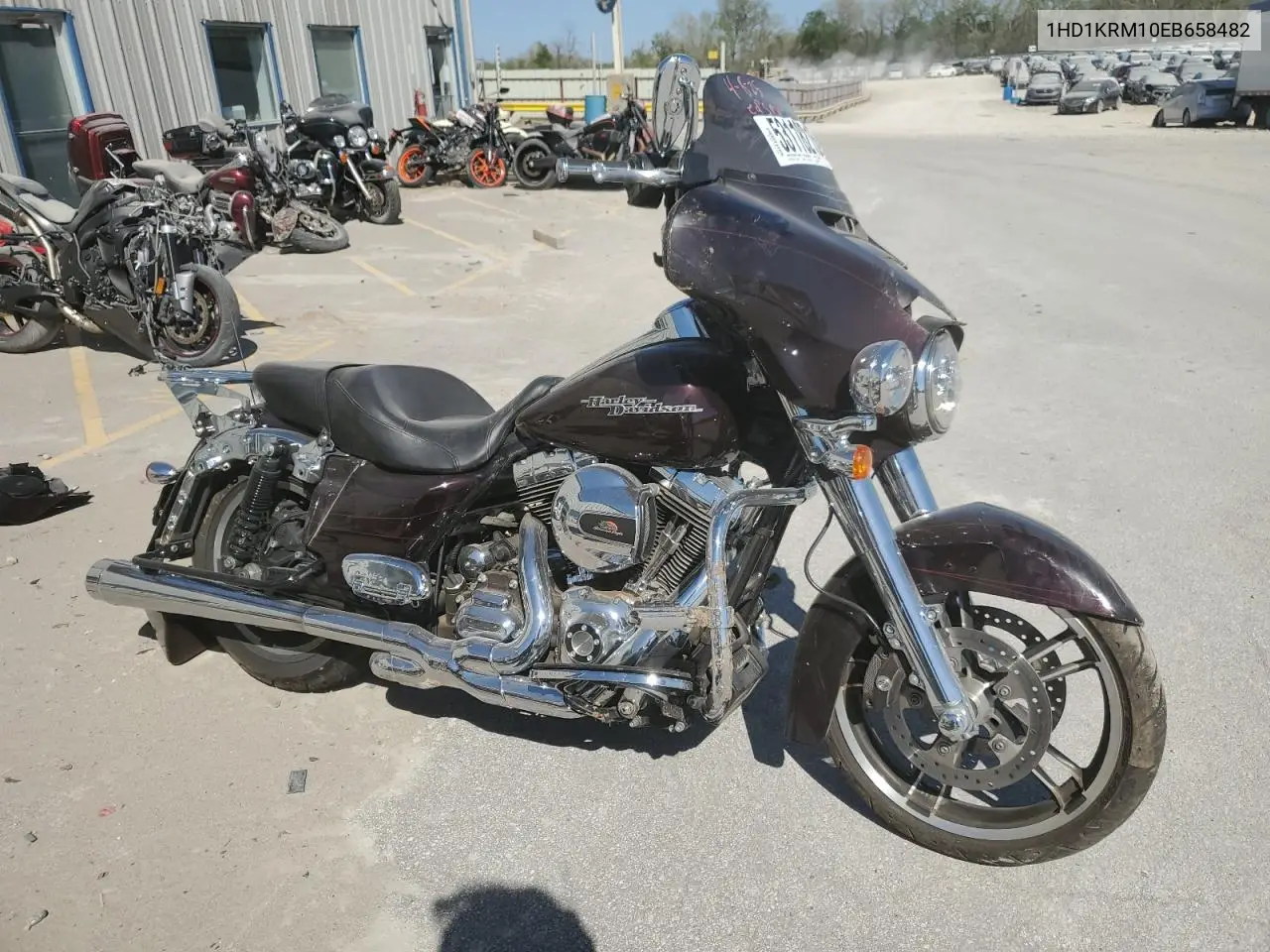 2014 Harley-Davidson Flhxs Street Glide Special VIN: 1HD1KRM10EB658482 Lot: 53118215
