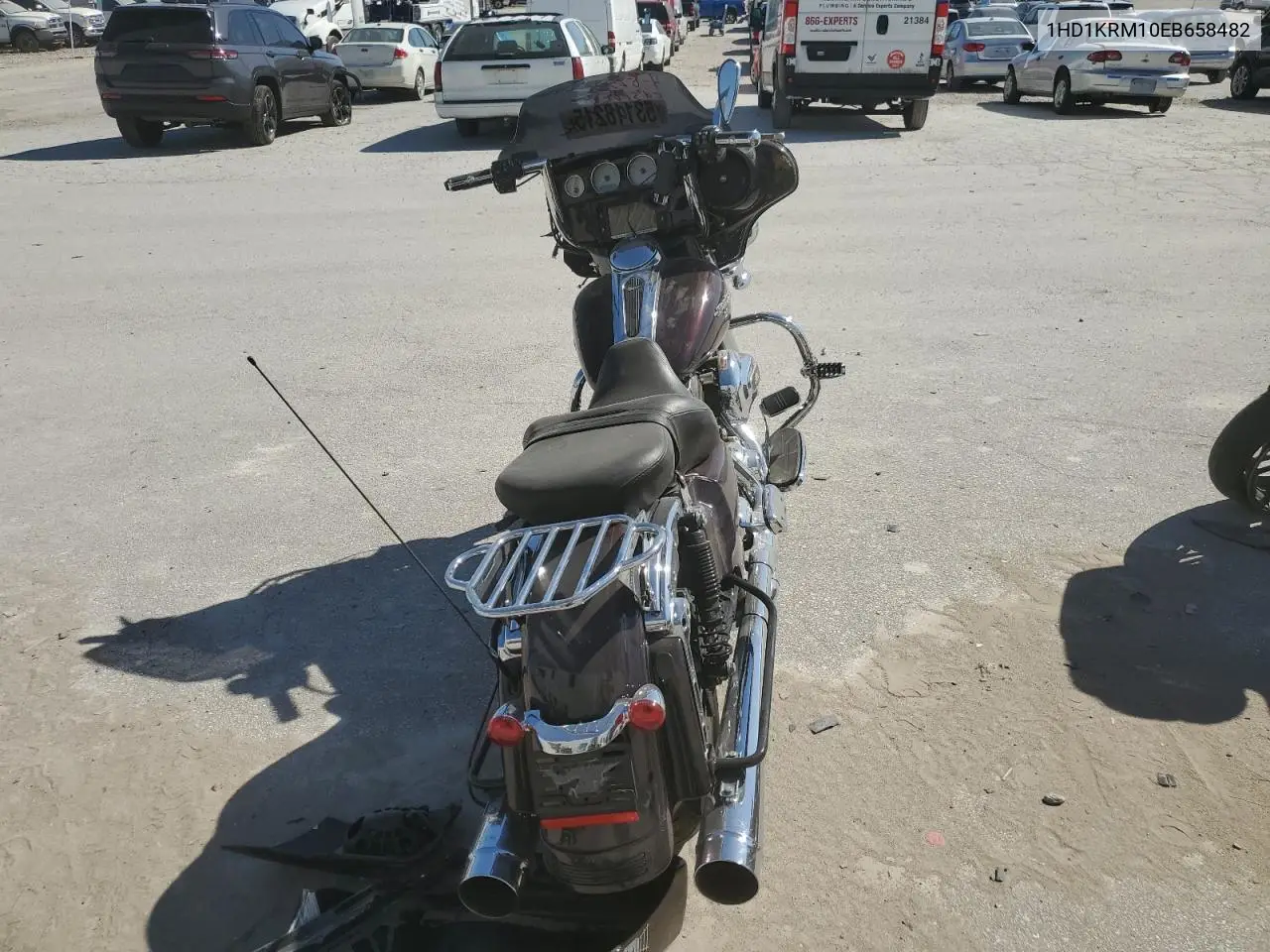 2014 Harley-Davidson Flhxs Street Glide Special VIN: 1HD1KRM10EB658482 Lot: 53118215