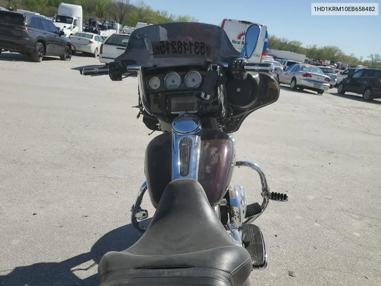 2014 Harley-Davidson Flhxs Street Glide Special VIN: 1HD1KRM10EB658482 Lot: 53118215