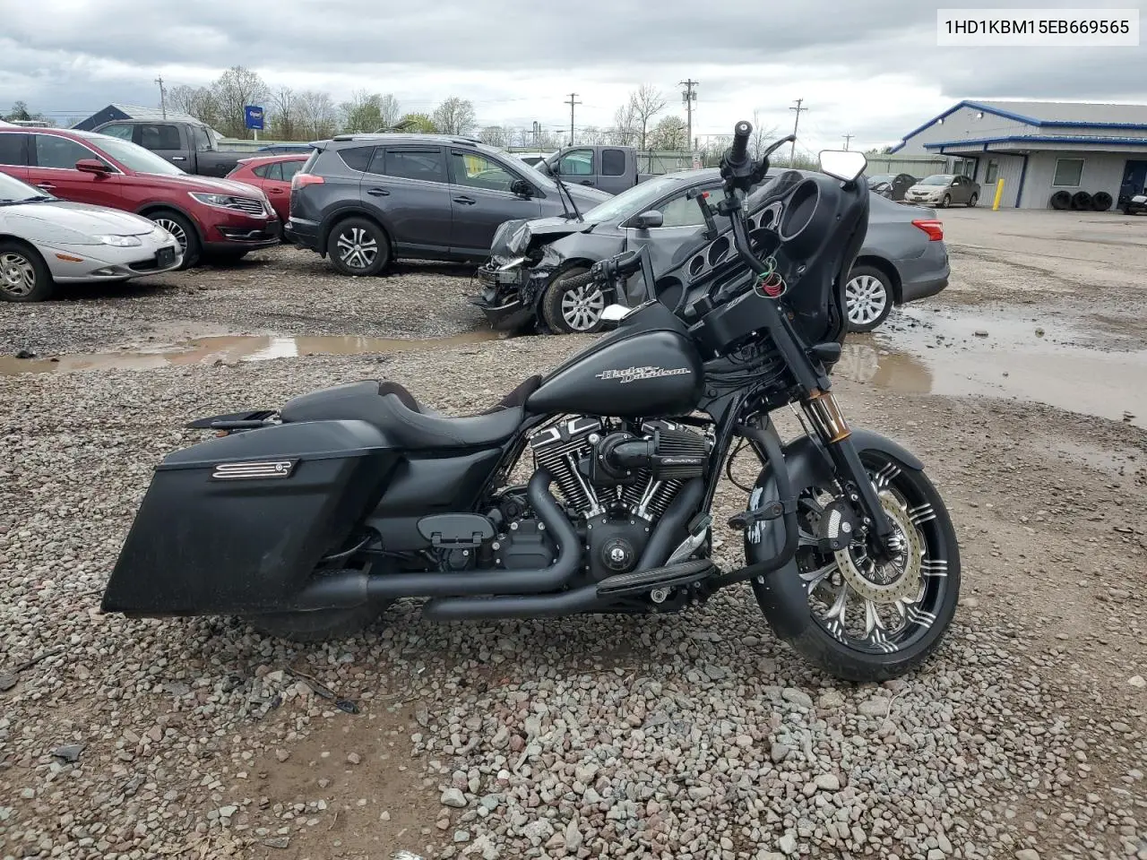 2014 Harley-Davidson Flhx Street Glide VIN: 1HD1KBM15EB669565 Lot: 54926325