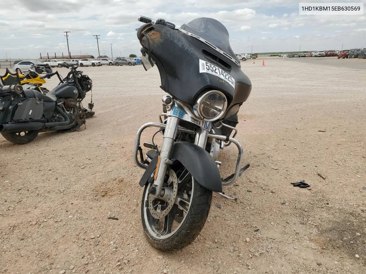 2014 Harley-Davidson Flhx Street Glide VIN: 1HD1KBM15EB630569 Lot: 55214225