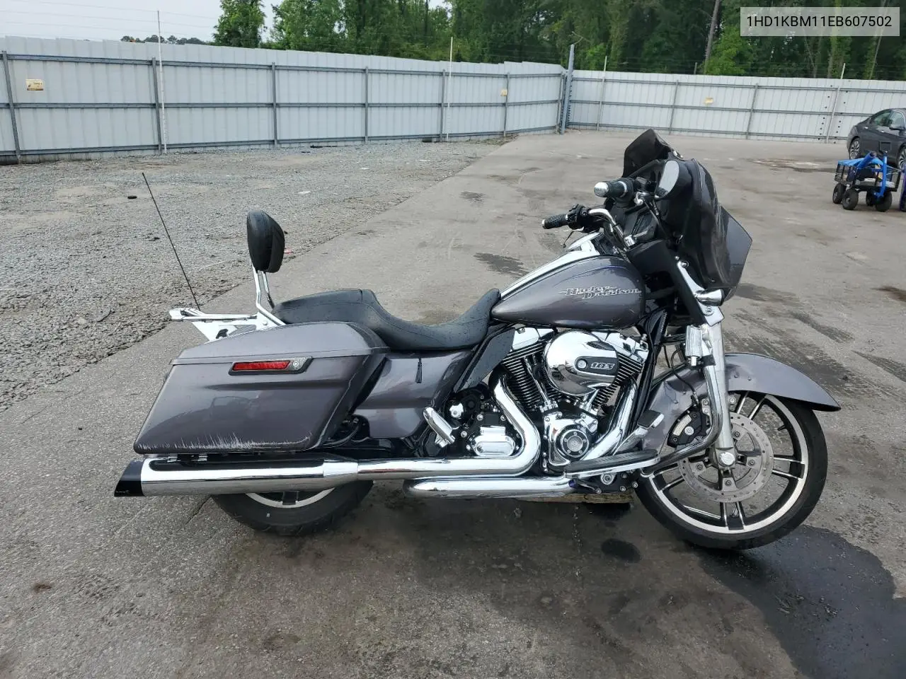 2014 Harley-Davidson Flhx Street Glide VIN: 1HD1KBM11EB607502 Lot: 55661125