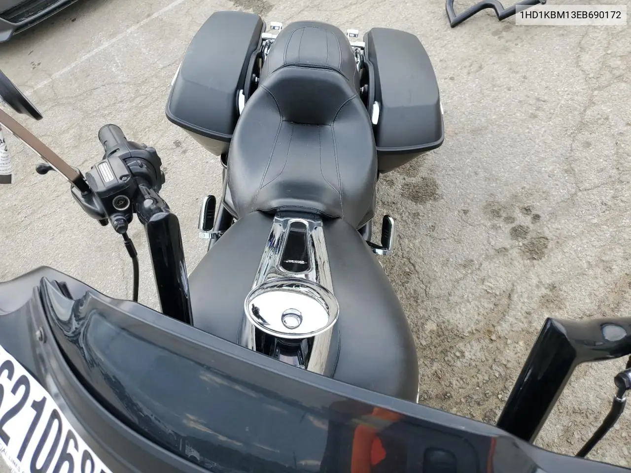 2014 Harley-Davidson Flhx Street Glide VIN: 1HD1KBM13EB690172 Lot: 56210685