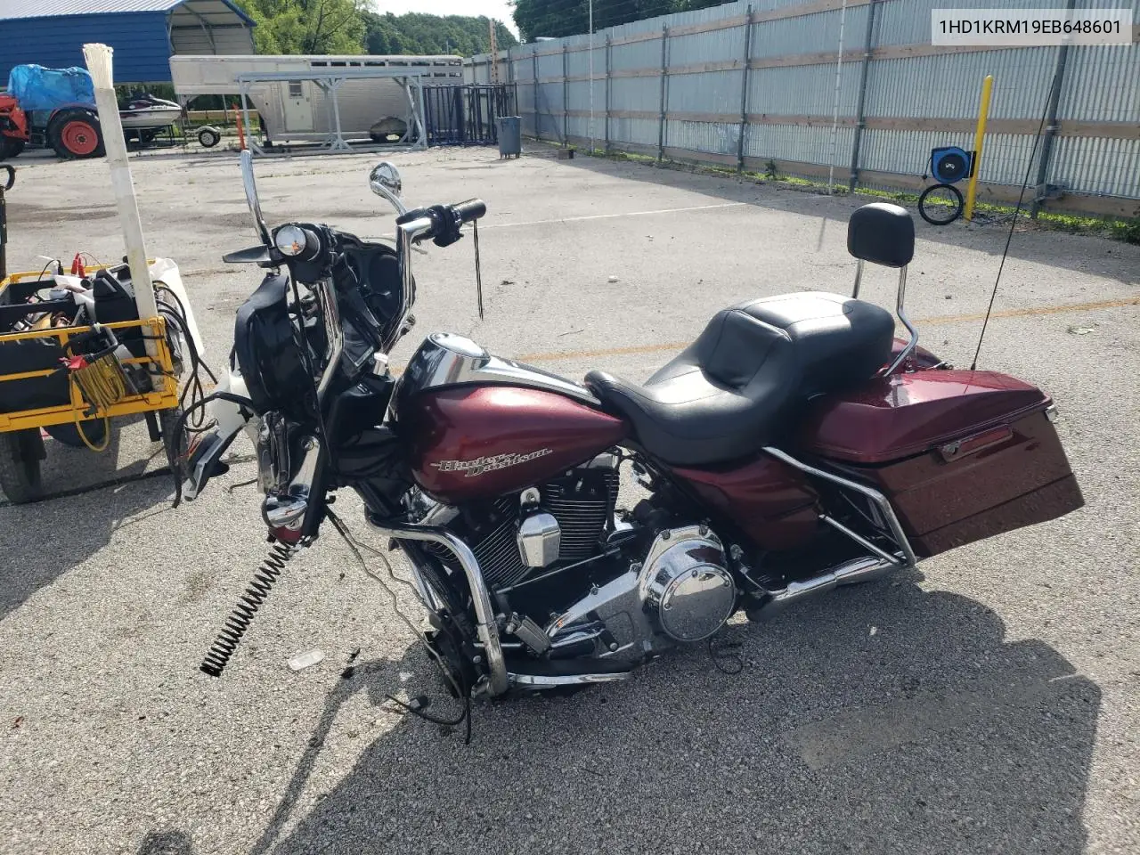 2014 Harley-Davidson Flhxs Street Glide Special VIN: 1HD1KRM19EB648601 Lot: 60828325