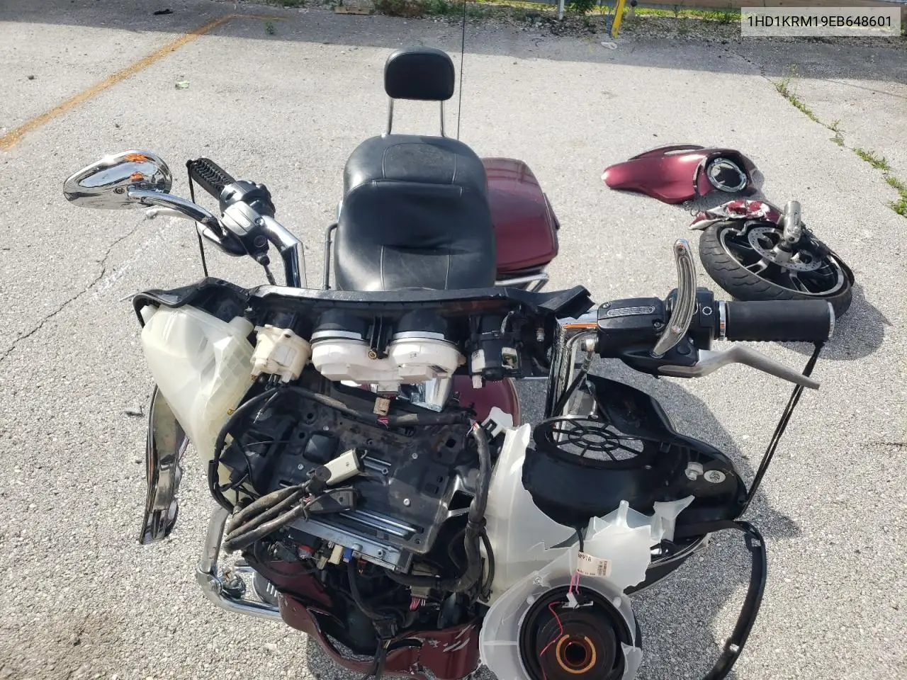 2014 Harley-Davidson Flhxs Street Glide Special VIN: 1HD1KRM19EB648601 Lot: 60828325