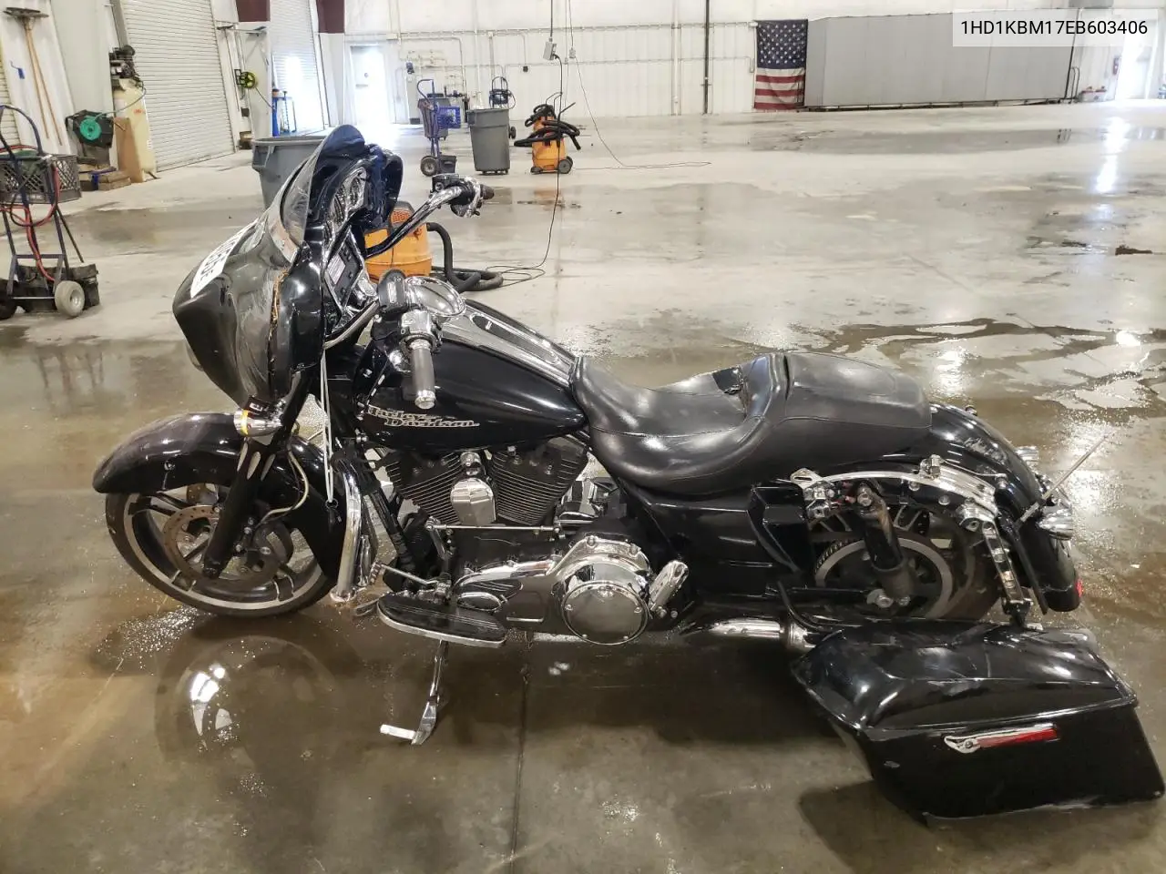 2014 Harley-Davidson Flhx Street Glide VIN: 1HD1KBM17EB603406 Lot: 61214055