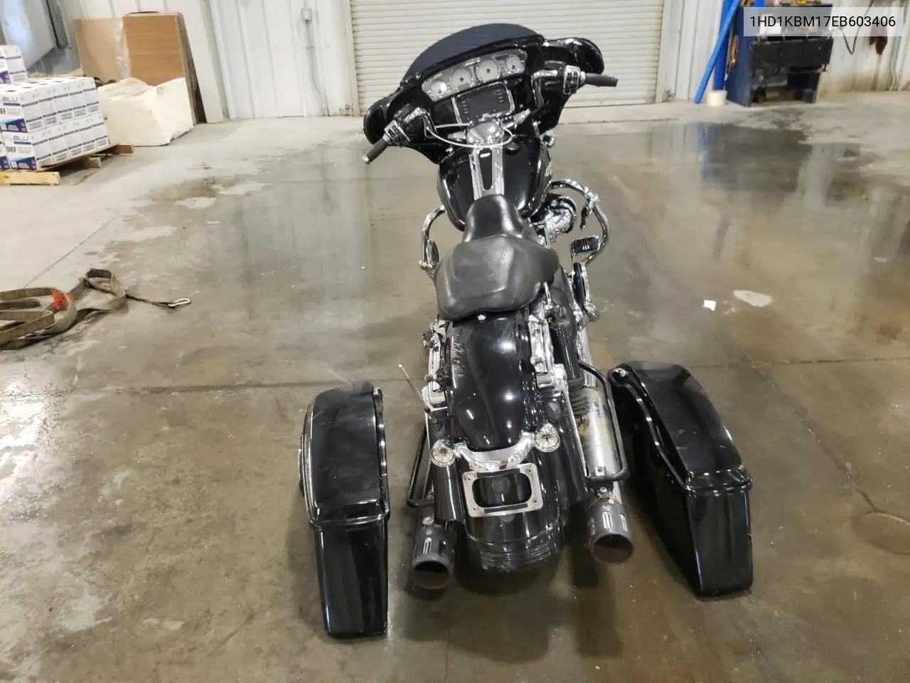 2014 Harley-Davidson Flhx Street Glide VIN: 1HD1KBM17EB603406 Lot: 61214055
