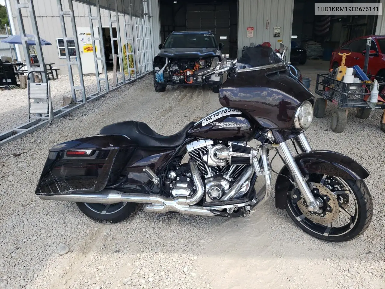 2014 Harley-Davidson Flhxs Street Glide Special VIN: 1HD1KRM19EB676141 Lot: 62181395