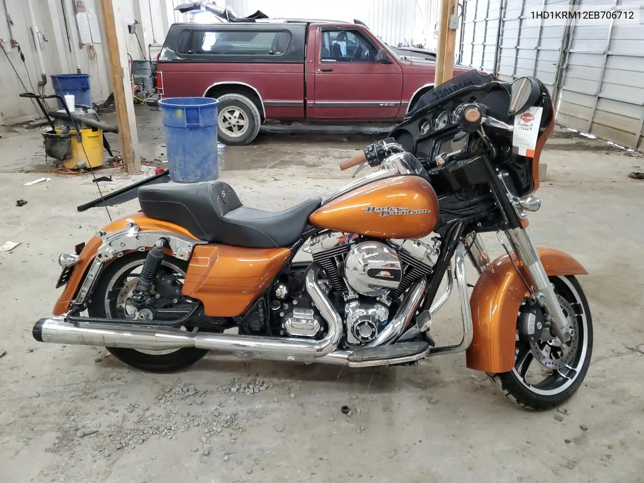 2014 Harley-Davidson Flhxs Street Glide Special VIN: 1HD1KRM12EB706712 Lot: 62684955