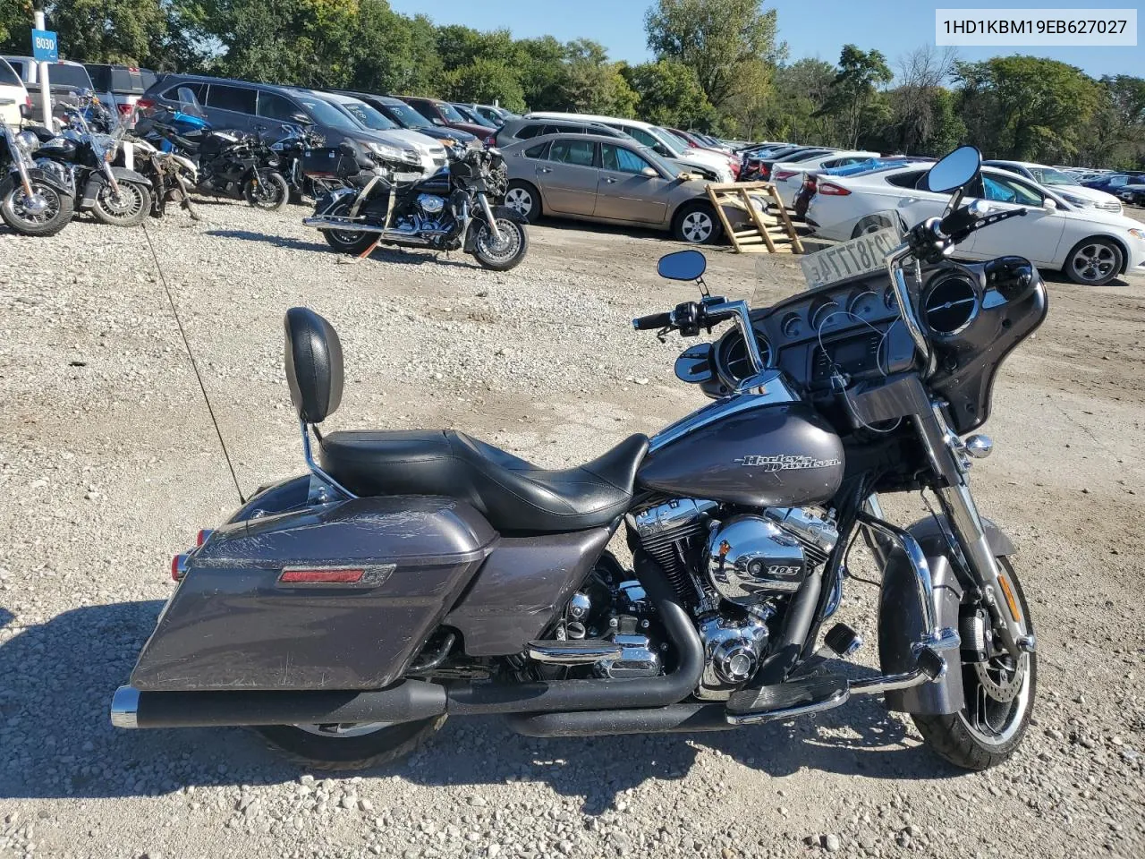 2014 Harley-Davidson Flhx Street Glide VIN: 1HD1KBM19EB627027 Lot: 72187774