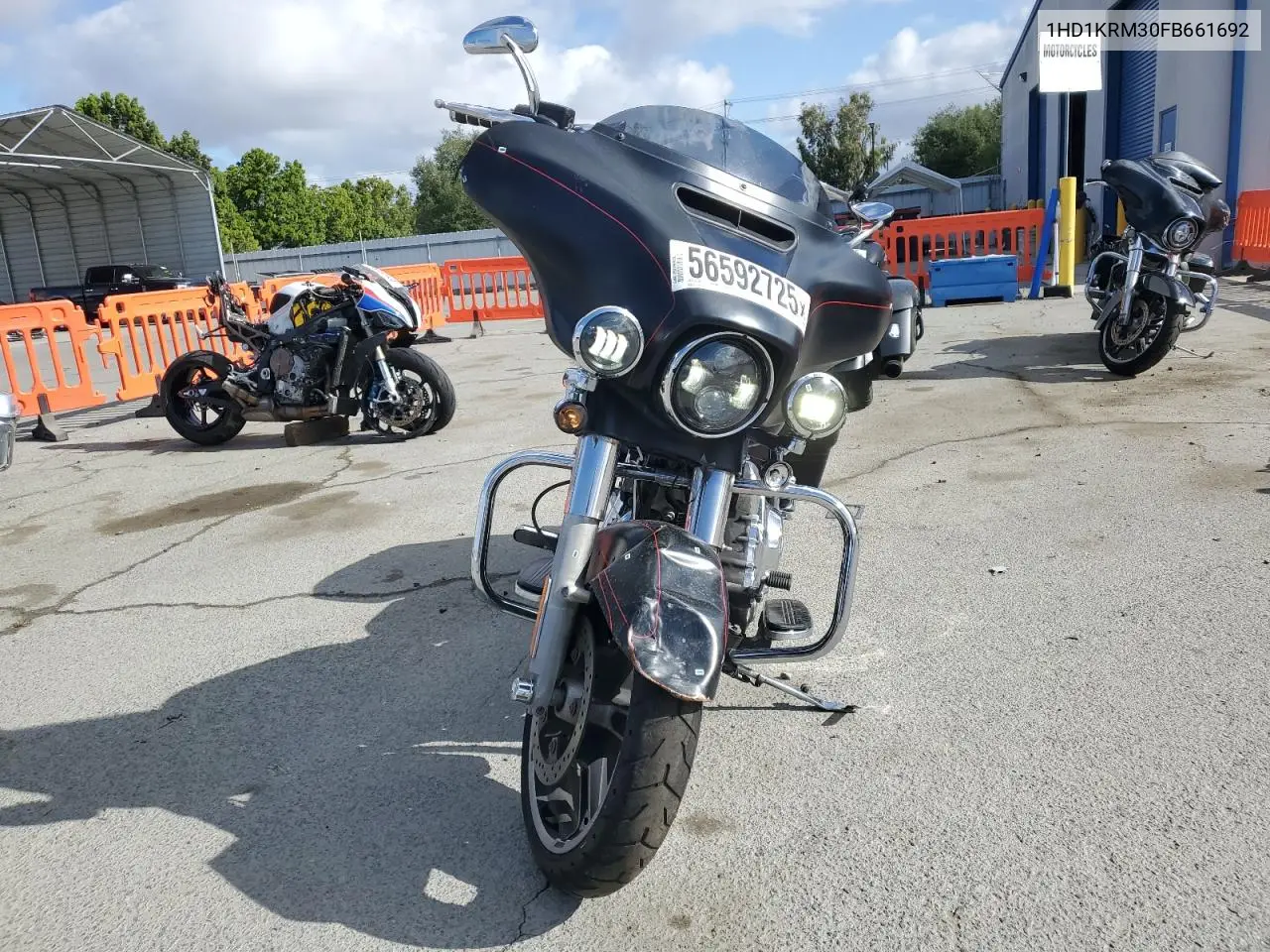 2015 Harley-Davidson Flhxs Street Glide Special VIN: 1HD1KRM30FB661692 Lot: 56592725