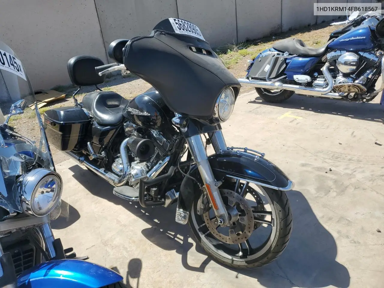 2015 Harley-Davidson Flhxs Street Glide Special VIN: 1HD1KRM14FB618567 Lot: 56828905