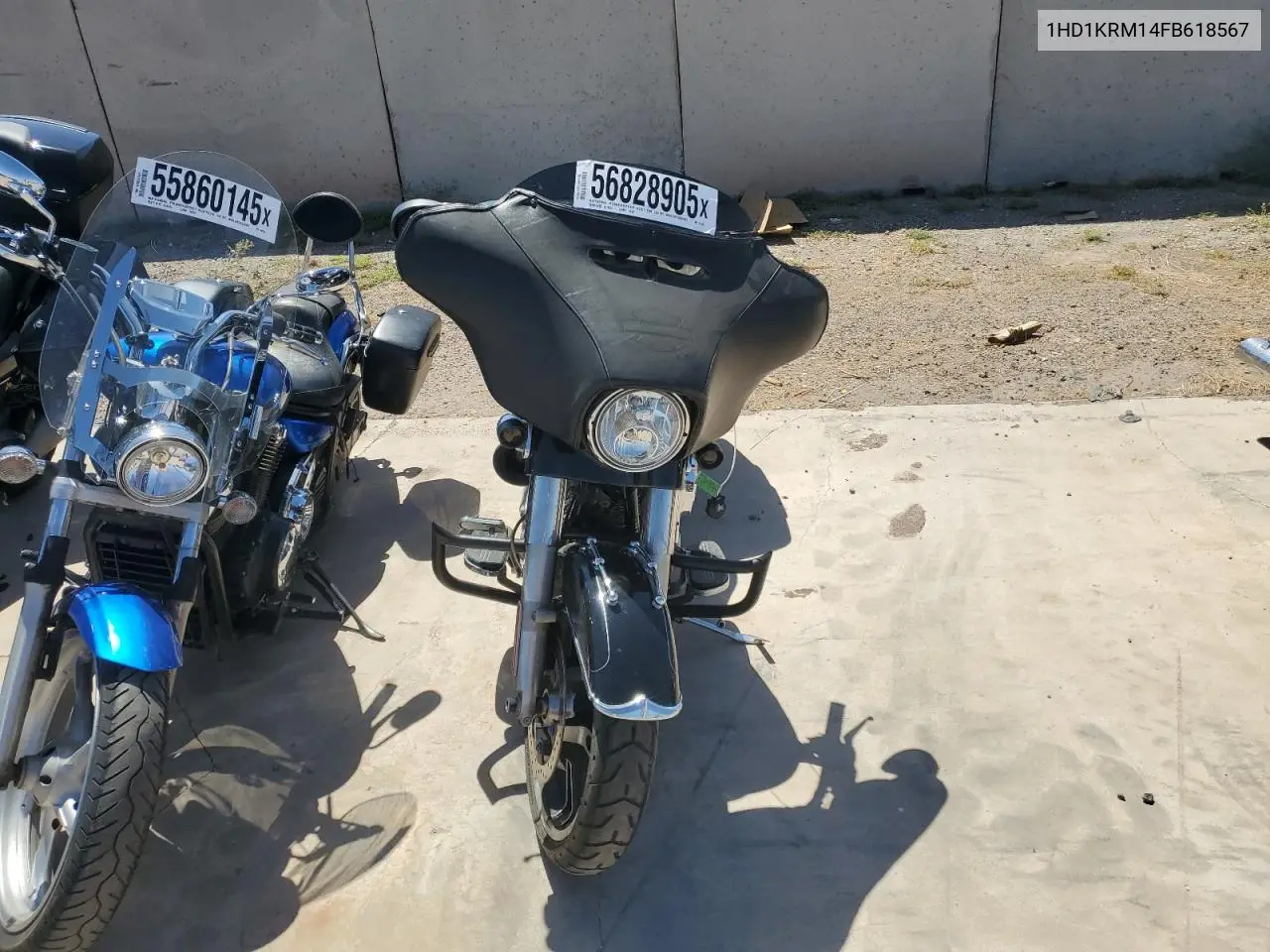 2015 Harley-Davidson Flhxs Street Glide Special VIN: 1HD1KRM14FB618567 Lot: 56828905